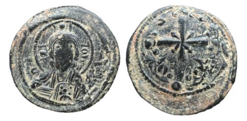 452   -  ANONIMA, a nombre de Nicephorus III. Follis. 1075-1080 d.C. Constantinopla. (Seaby 1889).