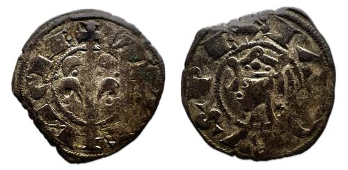 479   -  Corona de Aragón. Jaime I (1213-1276). Dinero. Valencia. (Cru-314)