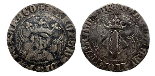 489   -  Corona de Aragón. Alfonso V (1416-1458). 1 real. Valencia. (Cru-864.2)