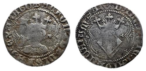 490   -  Corona de Aragón. Alfonso V (1416-1458). 1 real. Valencia.