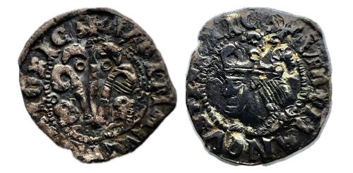 496   -  Fernando II (1479-1516). Dinero. Valencia. (Cal-19).