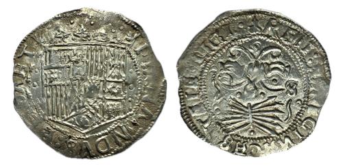 501   -  Fernando e Isabel (1474-1504). 1 real. Sevilla. (Cal 2019-411).