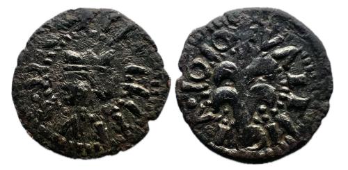 518 - Felipe III (1598-1621). Dinero. 1610. Valencia. (Cal-54).