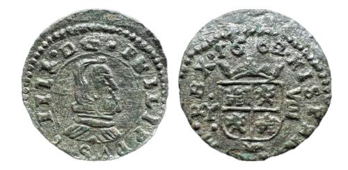 539 - Felipe IV (1621-1665). 8 maravedís. 1662. Madrid. Y. (Jarabo-Sanahuja-M312).
