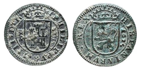 543   -  Felipe IV (1621-1665). 8 maravedís. 1625. Segovia. (Jarabo-Sanahuja-F274).