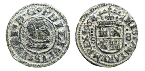 546   -  Felipe IV (1621-1665). 8 maravedís. 1661.