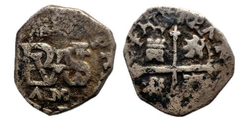 561   -  Felipe IV (1621-1665). 1/2 real. 1651. Madrid. A.