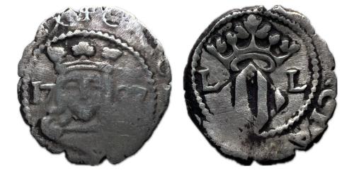 569 - Carlos III, Pretendiente (1701-1714). Dieciocheno. 1707. Valencia. (Cal-25).