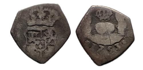 581 - Fernando VI (1746-1759). 1 real. 1753. Guatemala. (J).