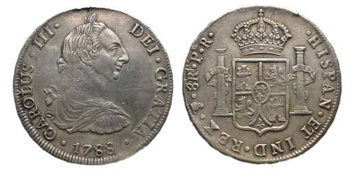 589   -  Carlos III (1759-1788). 8 reales. 1788.