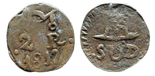 623   -  Fernando VII (1808-1833). 2 reales. 1812. Morelos