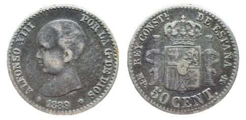 631   -  Centenario de la Peseta (1868-1931). Alfonso XIII (1886-1931).