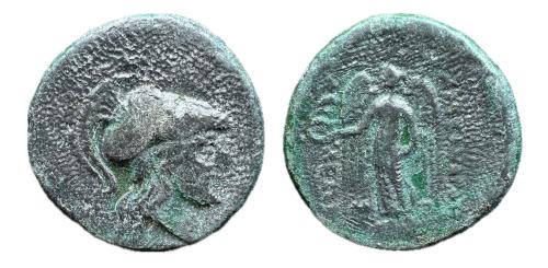 80 - Antíoco I Sóter Æ Khanoum, circa 267-261 a. C.( SC 452; SNG ANS 68; HGC 9.)