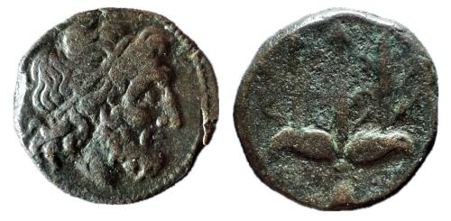 86 - Sicilia. Siracusa. AE 18. 240-215 a.C. Tiempos de Hieron II. (Hgc-2, 1550).