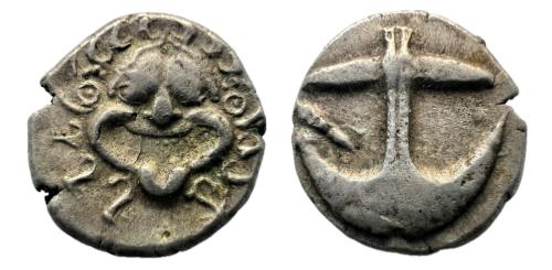 89 - Tracia. Apollonia Pontika. Dracma. 450-400 a.C. (Topalov-2007, p.584, 38). (SNG BM Black Sea-150). (Hgc-3.2, 1320).