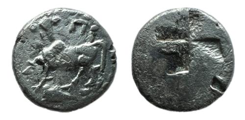 90 - Tracia. Byzantion. Hemidracma. 340-320 a.C. (SNG Stancomb-2). (Schönert-Geiss-236/590).