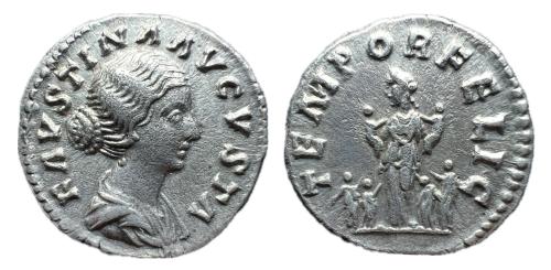 103   -  Faustina la Menor. Denario. 147-176 d. C. Roma.  (RIC 719)