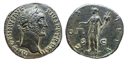 104   -  ANTONINO PIO. Sestercio.  150-151 d.C. Roma. (RIC 886).