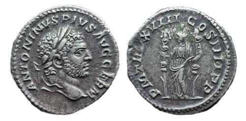 108   -  Caracalla. Denario. 215 d.C. Rome. (Spink-6840). (Ric-266)