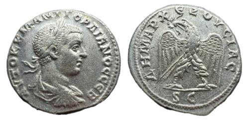 119 - Gordiano III. Seleucis y Pieria. Tetradracma. 238-240 d.C. Antioquía. (Prieur-282).