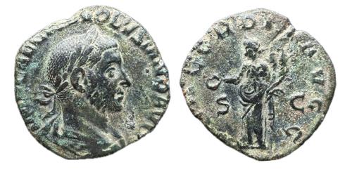 122   -  Volusiano. Sestercio. 251-253 d.C. Roma. (C.26 (5f.) (RIC.250 a)