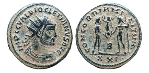 125   -  Diocleciano. Antoniniano. 360-363 d.C. Siscia. (Ric-256).