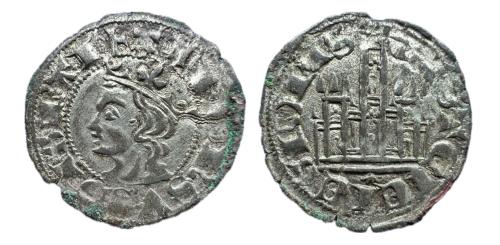144 - Reino de Castilla y León. Alfonso XI (1312-1350). Cornado. Coruña. (Bautista-479.3 var.).