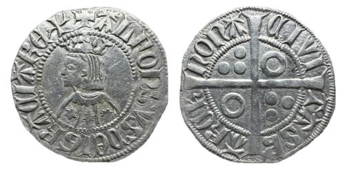 145   -  Corona de Aragón. Alfonso IV (1327-1336). (III de Barcelona). Croat. Barcelona. (Cru-366.1)