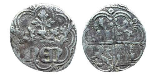 148 - Reino de Castilla y León. Enrique IV (1399-1413). 1 real. Burgos. (Bautista-900.2).