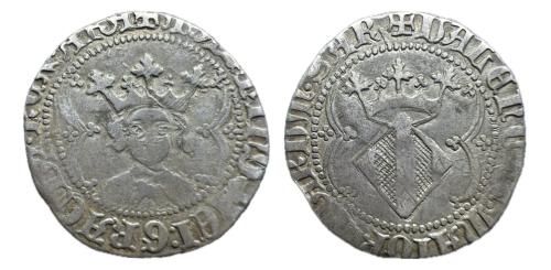 149   -  Corona de Aragón. Martín I (1396-1410). 1 real. Valencia. (Cru-527.1).