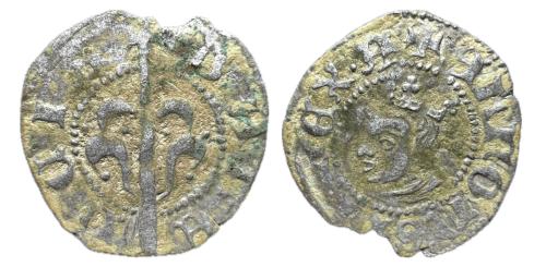 151 - Corona de Aragón. Alfonso IV (1416-1458). Dinero. Valencia