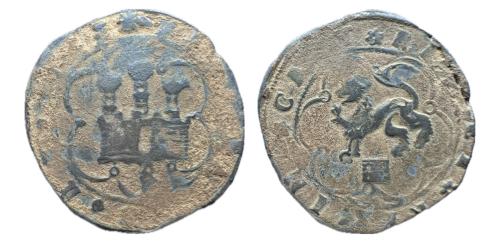 159   -  Fernando e Isabel (1474-1504). 4 maravedís. Segovia. P. (Cal-149). (Rs-604)