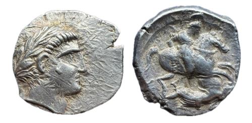 19   -  Tetradracma. 340-315 d.C. PATRAOS. PEONIA( Cy-1419 var. )