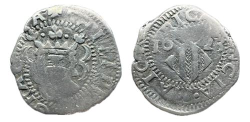 193 - Felipe IV (1621-1665). Dieciocheno. 1623. Valencia. (Francisco Macías Serrano A1).