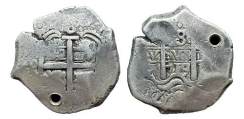 229   -  Felipe V (1700-1746). 8 reales. 1719. Potosí. Y. (Cal-879).