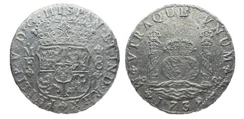 230   -  Felipe V (1700-1746). 8 reales. 1738. México. MF.