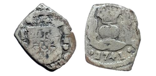 234 - Fernando VI (1746-1759). Medio real. Guatemala. J. (Cal-120).