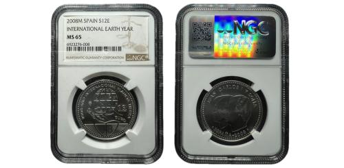 287   -  Juan Carlos I. Año internacional del planeta. 12 euros. 2008
