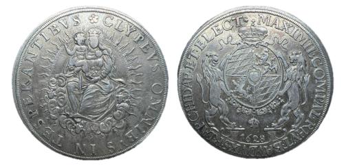 291   -  Alemania. Maximiliano I Elector. Taler. 1628. Baviera.