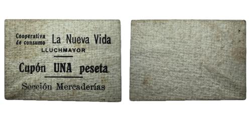 306   -  Baleares. Lluchmayor Coop. La Nueva Vida. 1pta. (RGH. 3205). R.MBC