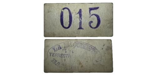 313   -  Barcelona. La Maquinista Terrestre y Marítima. 15cts. (RGH. Falta).