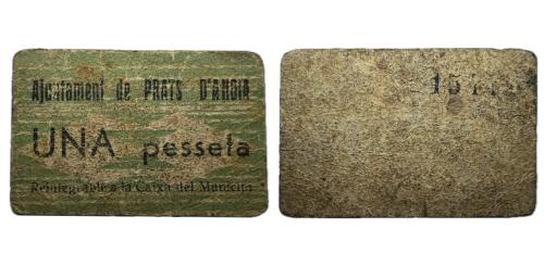 316   -  Barcelona. Prats D’Anoia. 1pta. (RGH. 9438). RR. BC