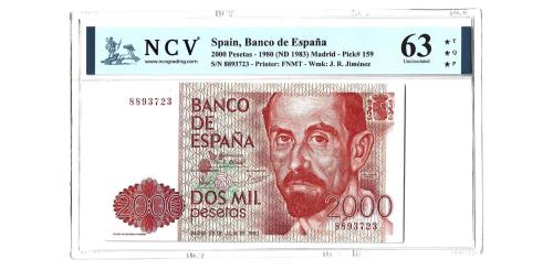 374   -  España. 2000 ptas. 1980.