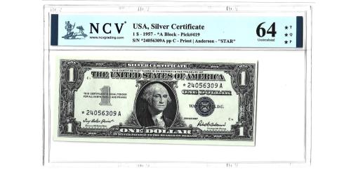 389   -  EEUU. 1$. 1957.