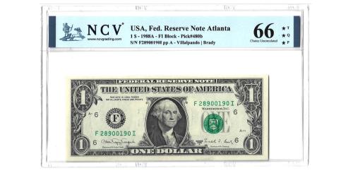 397   -  EEUU. 1$. 1988A.