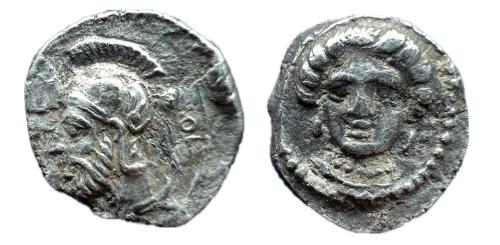 4   -  Cilicia. Tarsos. Óbolo. 380-360 a.C.