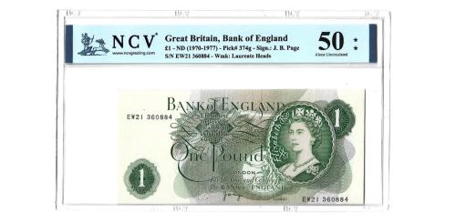 402   -  Inglaterra. 1 Libra. 1970-77.