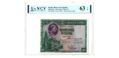 409   -  España. 500 ptas. 1928.