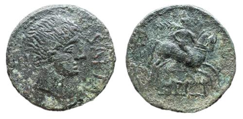 46 - Saiti-Saetabi. As. 120-20 a.C. Xátiva (Valencia). (Abh-2108). (MIB 2048 | 30/18)