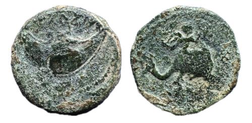 48   -  Saiti-Saetabi. Semis. 120-20 a.C. Xátiva (Valencia). (ACIP 2041)  (CNH 315/8) (Vives 20/6).